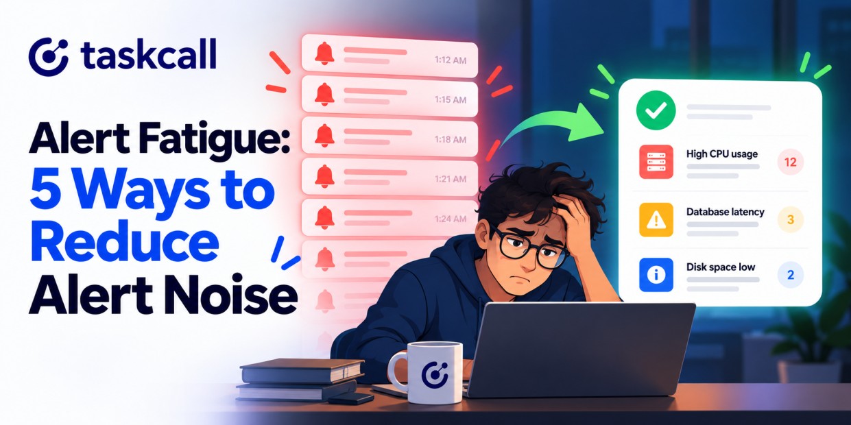 Alert noise reduction guide covering deduplication, grouping and suppression to end alert fatigue