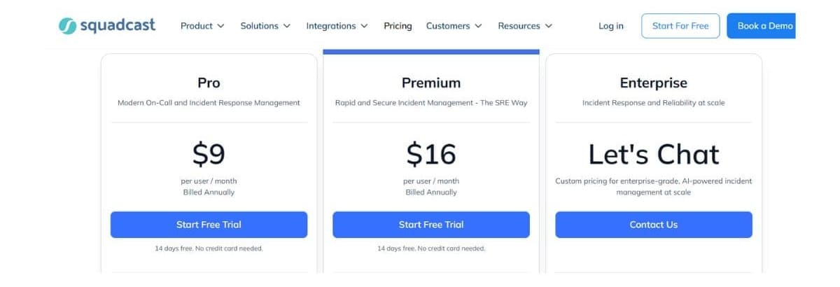 Squadcast Pricing