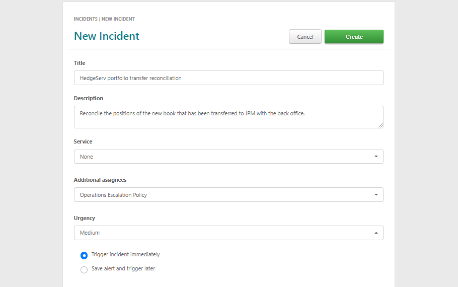 New Incident Web App