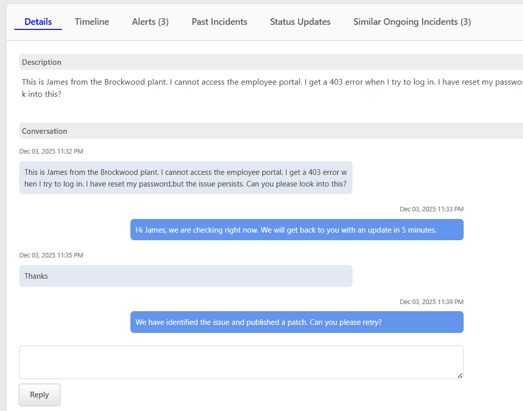 SMS Routing Conversation