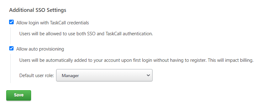 SSO Login