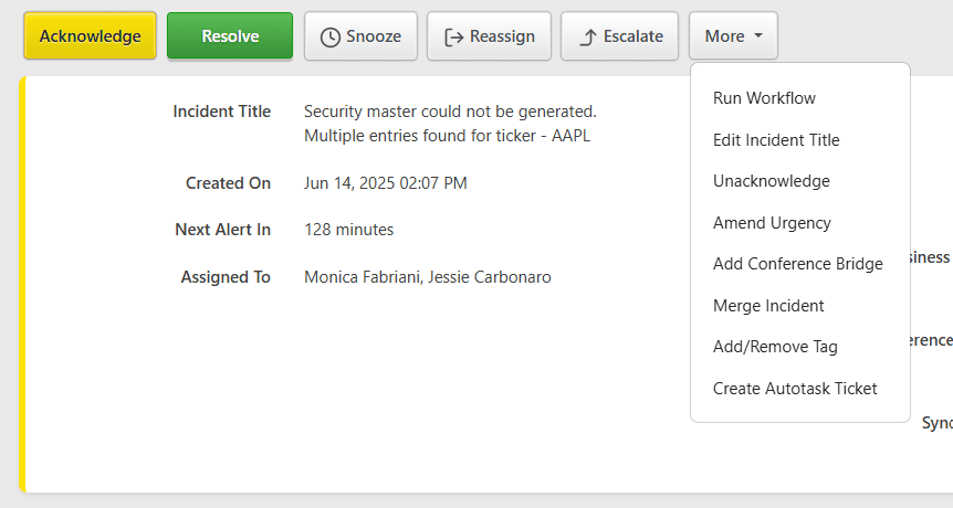 Create Autotask Ticket
