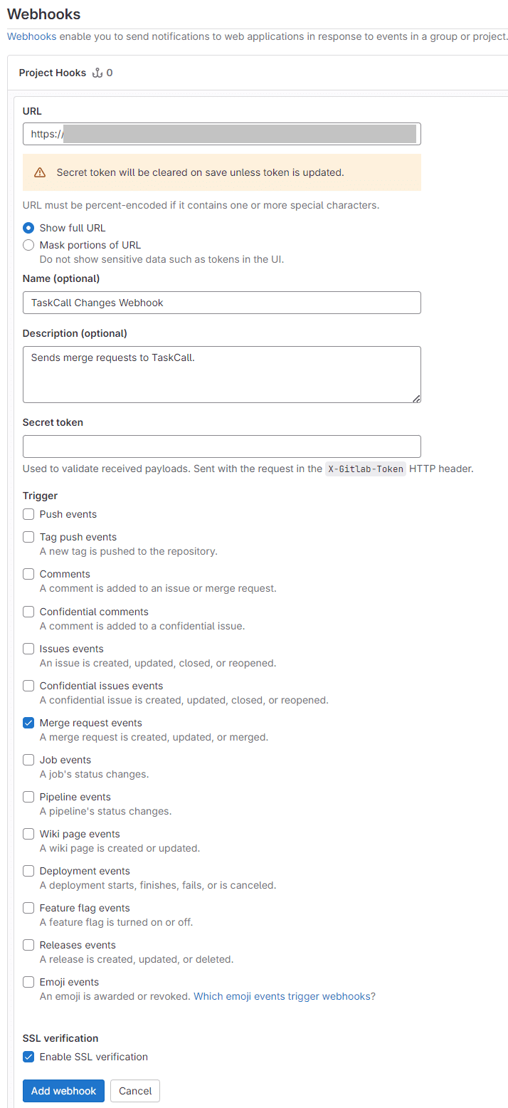 Gitlab Webhook