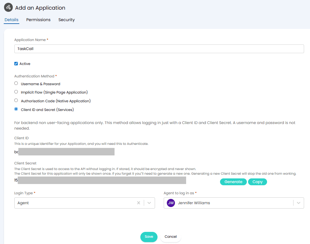 HaloITSM Application Details