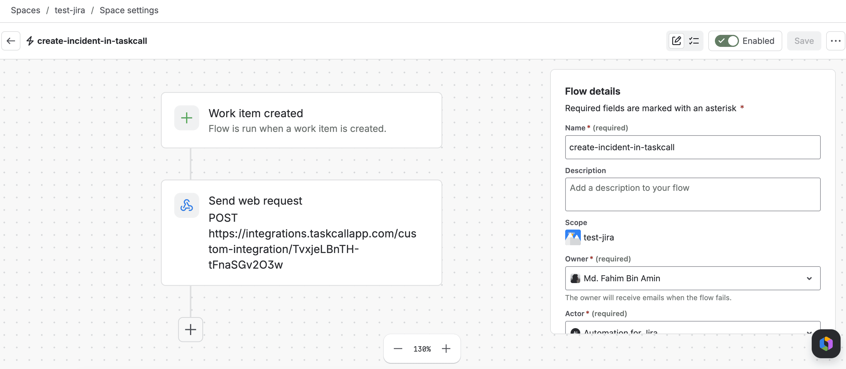 JSM workflow - Incident Created