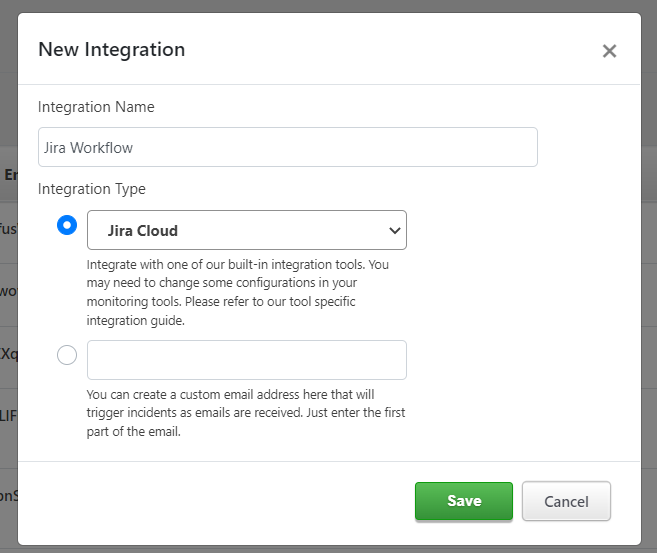 Jira Intgeration Step 1