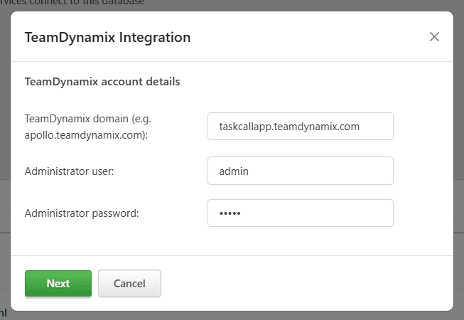 TeamDynamix Step 3